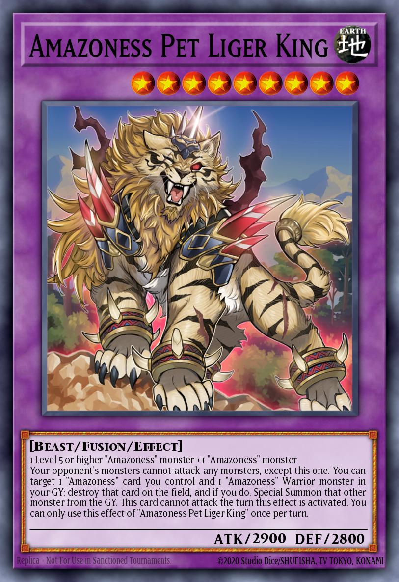 Amazoness Pet Liger King DABL-EN098 – Darkwing Blast