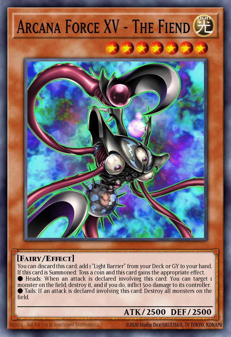 Arcana Force XV - The Fiend MZMI-EN015 – Maze of Millennia