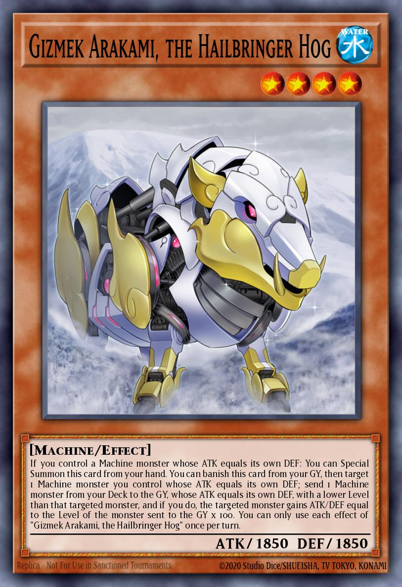 Gizmek Arakami, the Hailbringer Hog DAMA-EN018 – Dawn of Majesty