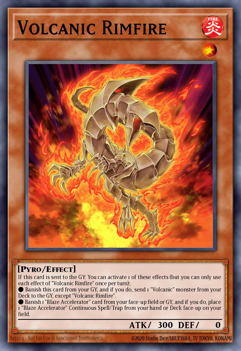 Volcanic Rimfire LD10-EN020 – Legendary Duelists: Soulburning Volcano