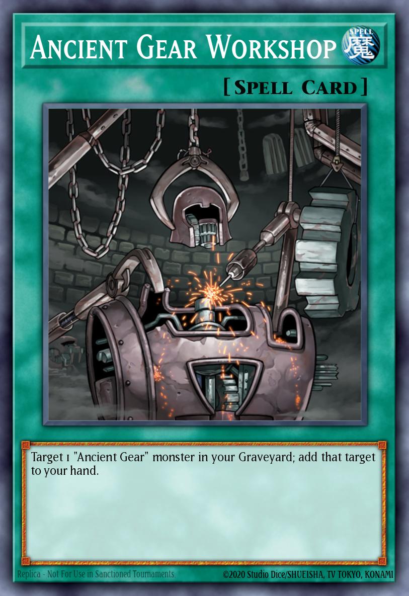 Ancient Gear Workshop SR03-EN024 – Machine Reactor Structure Deck