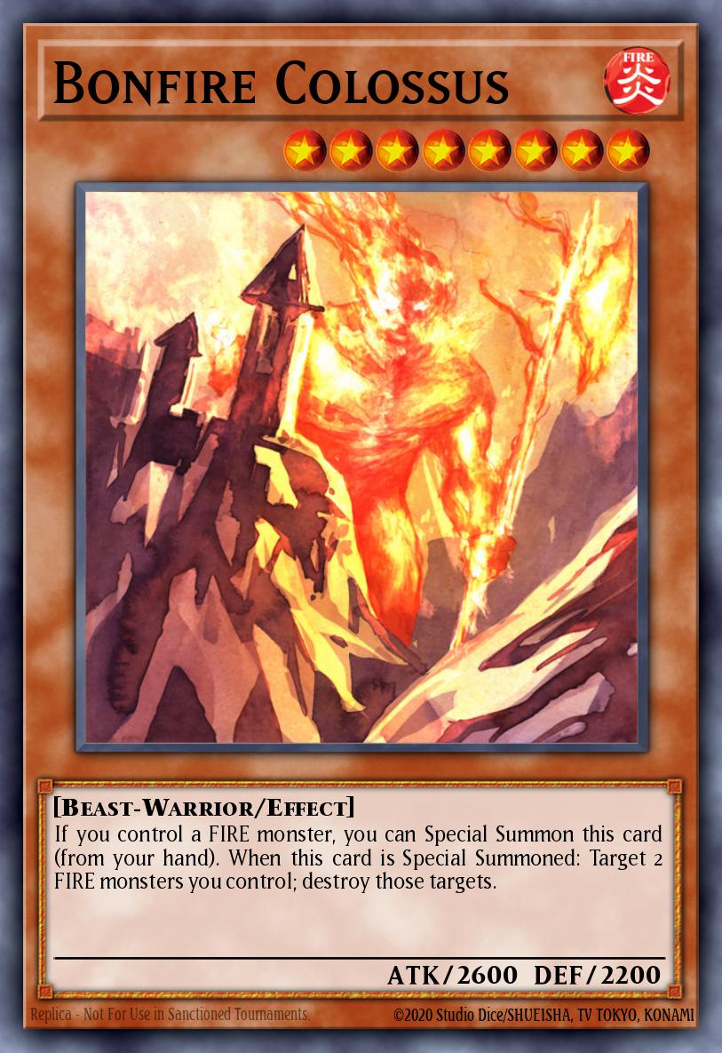 Bonfire Colossus SR14-EN016 – Structure Deck: Fire Kings