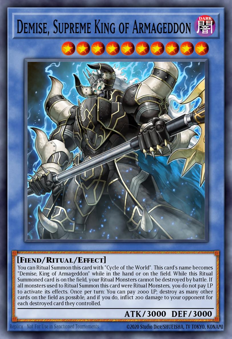 Demise, Supreme King of Armageddon OP08-PT005 – OTS Tournament Pack 8 (POR)