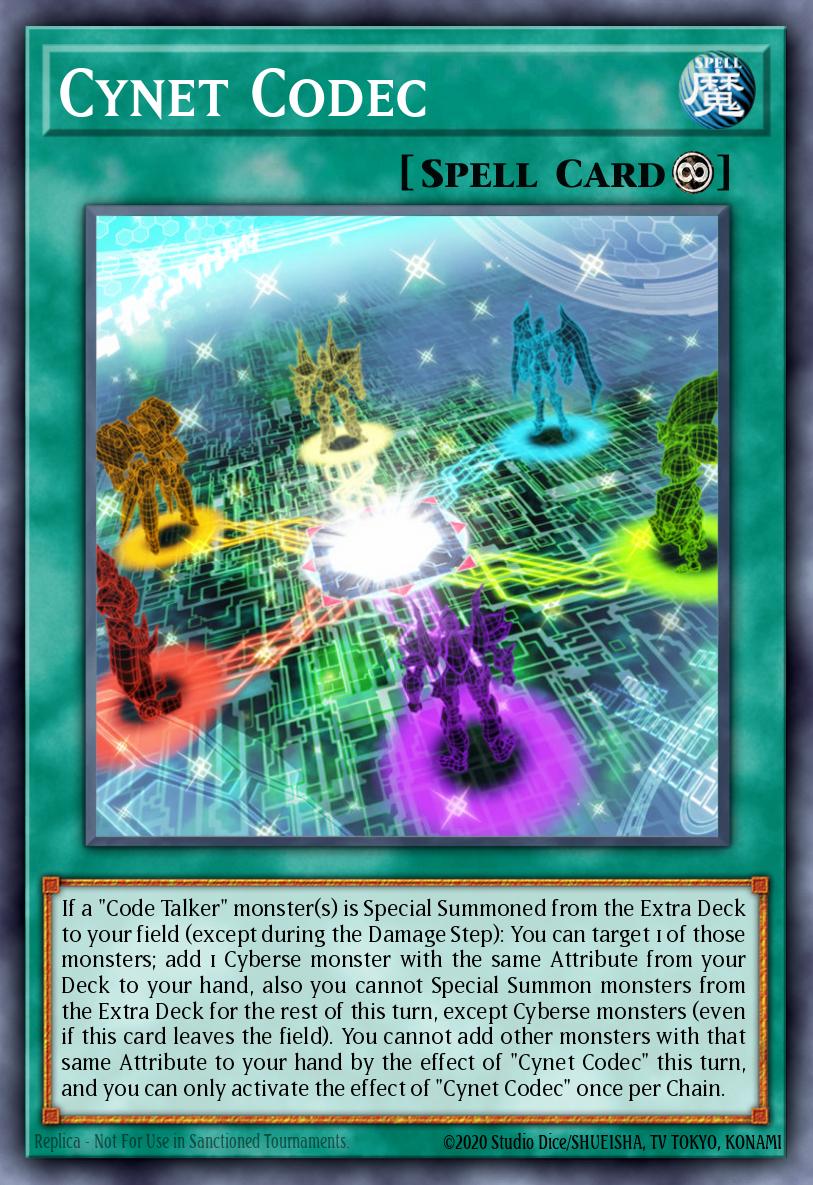 Cynet Codec LOD2-EN003 – Yu-Gi-Oh! Legacy of the Duelist: Link Evolution promotional cards