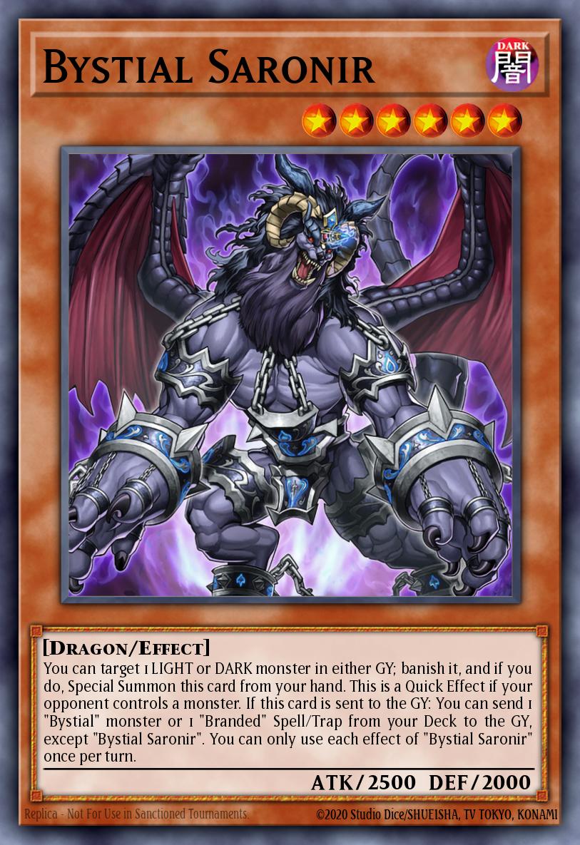 Bystial Saronir DABL-EN007 – Darkwing Blast