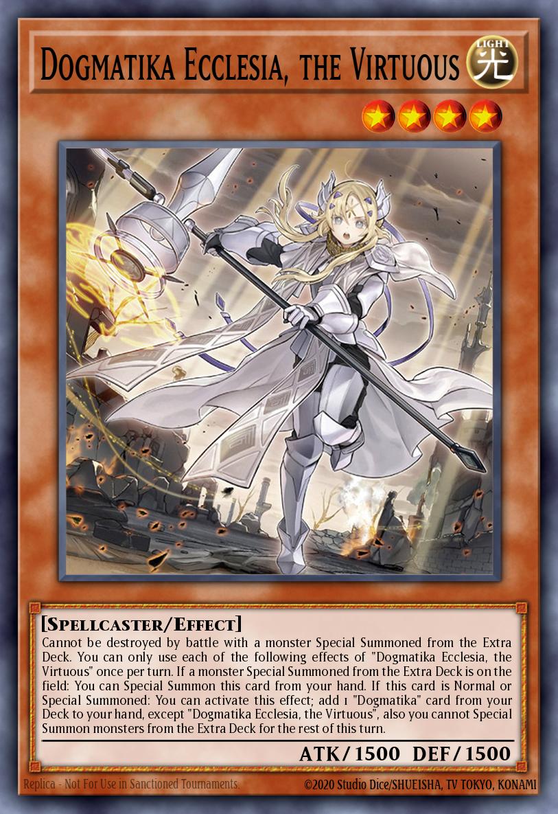 Dogmatika Ecclesia, the Virtuous OP18-PT001 – OTS Tournament Pack 18 (POR)
