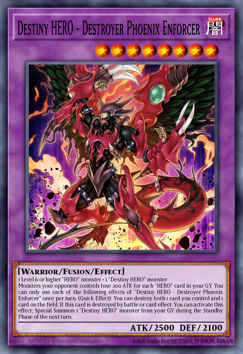 Destiny HERO - Destroyer Phoenix Enforcer MP22-EN209 – 2022 Tin of the Pharaoh's Gods