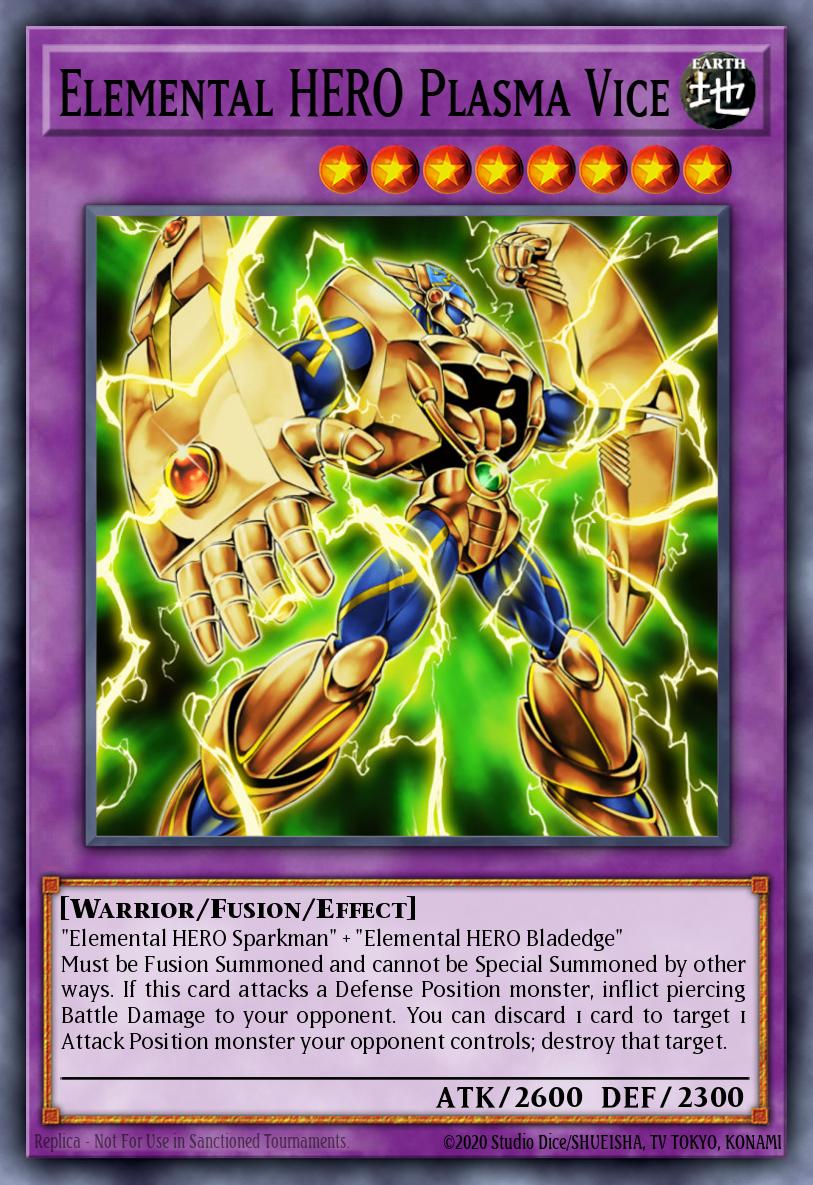 Elemental HERO Plasma Vice GLAS-EN037 – Gladiator's Assault