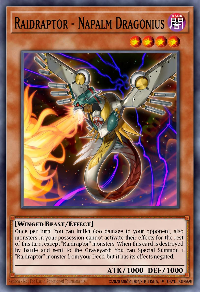 Raidraptor - Napalm Dragonius DRL3-EN004 – Dragons of Legend: Unleashed