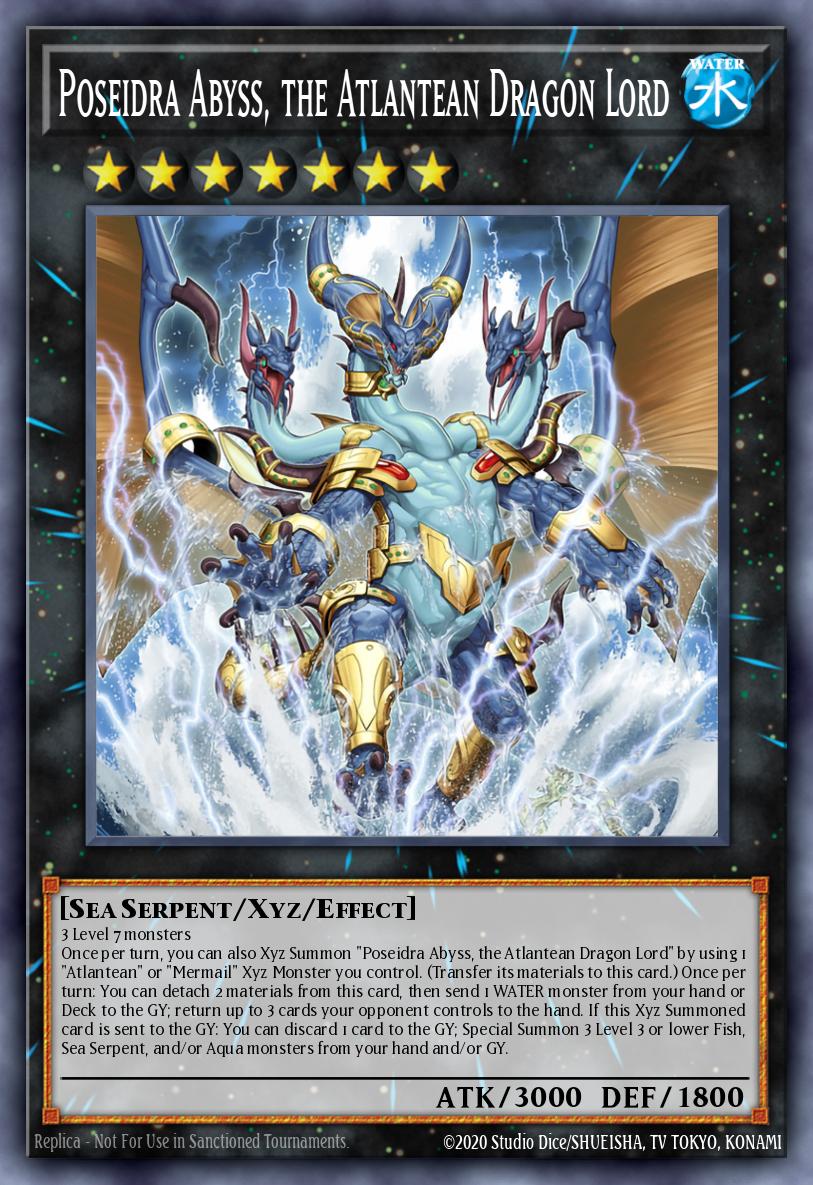 Poseidra Abyss, the Atlantean Dragon Lord MP25-EN108 – 2025 Mega-Pack Tin