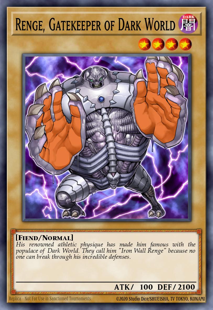 Renge, Gatekeeper of Dark World SDGU-EN005 – Gates of the Underworld Structure Deck