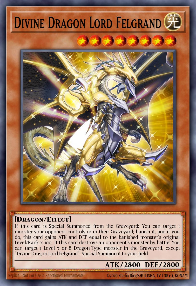 Divine Dragon Lord Felgrand SR02-EN001 – Rise of the True Dragons Structure Deck