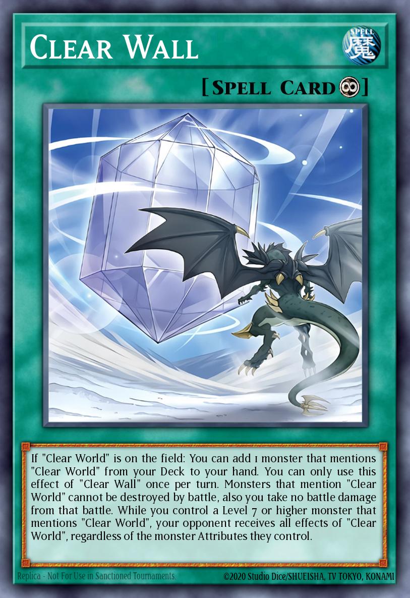 Clear Wall MZTM-EN041 – Maze of the Master