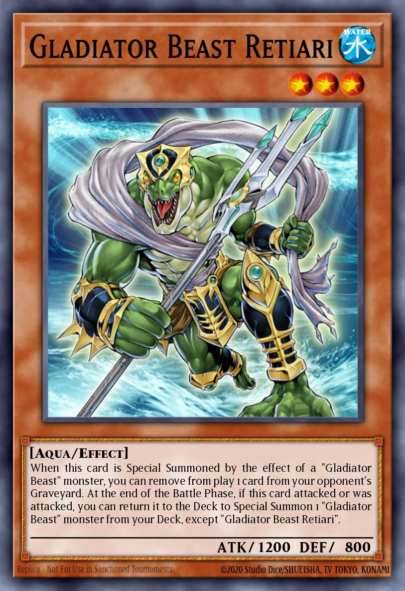 Gladiator Beast Retiari TU03-EN006 – Turbo Pack: Booster Three