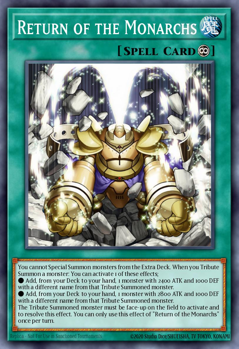 Return of the Monarchs SR01-EN026 – Emperor of Darkness Structure Deck
