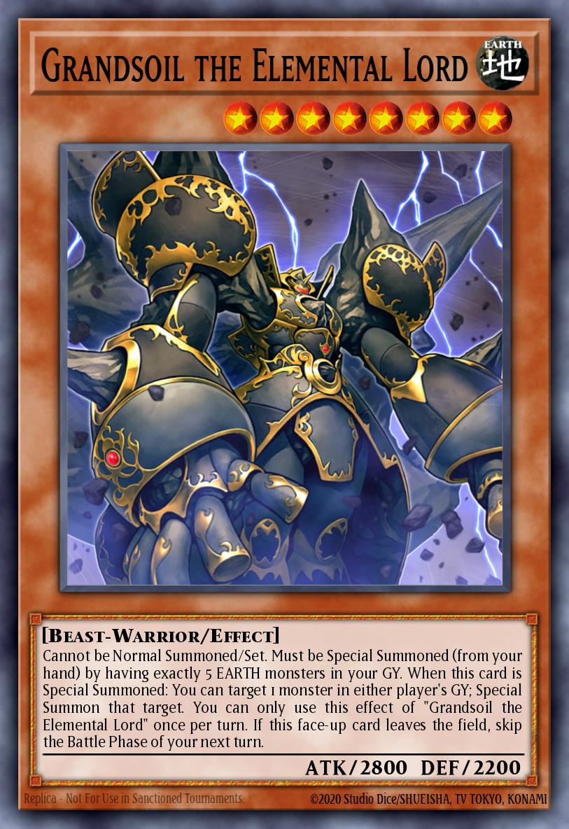 Grandsoil the Elemental Lord FLOD-ENSE1 – Flames of Destruction Special Edition