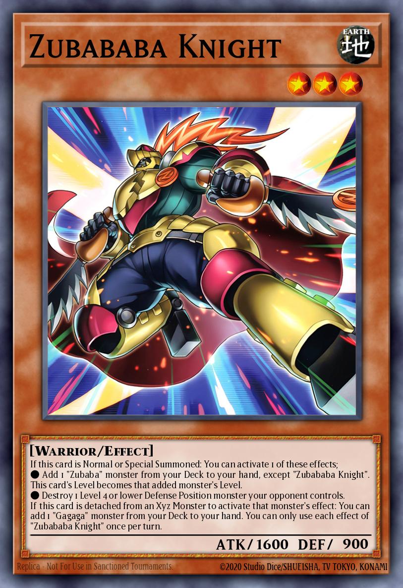 Zubababa Knight DUAD-EN001 – Duelist's Advance