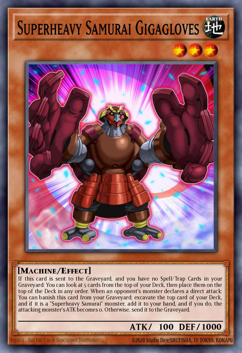 Superheavy Samurai Gigagloves MP16-EN007 – 2016 Mega-Tin Mega Pack