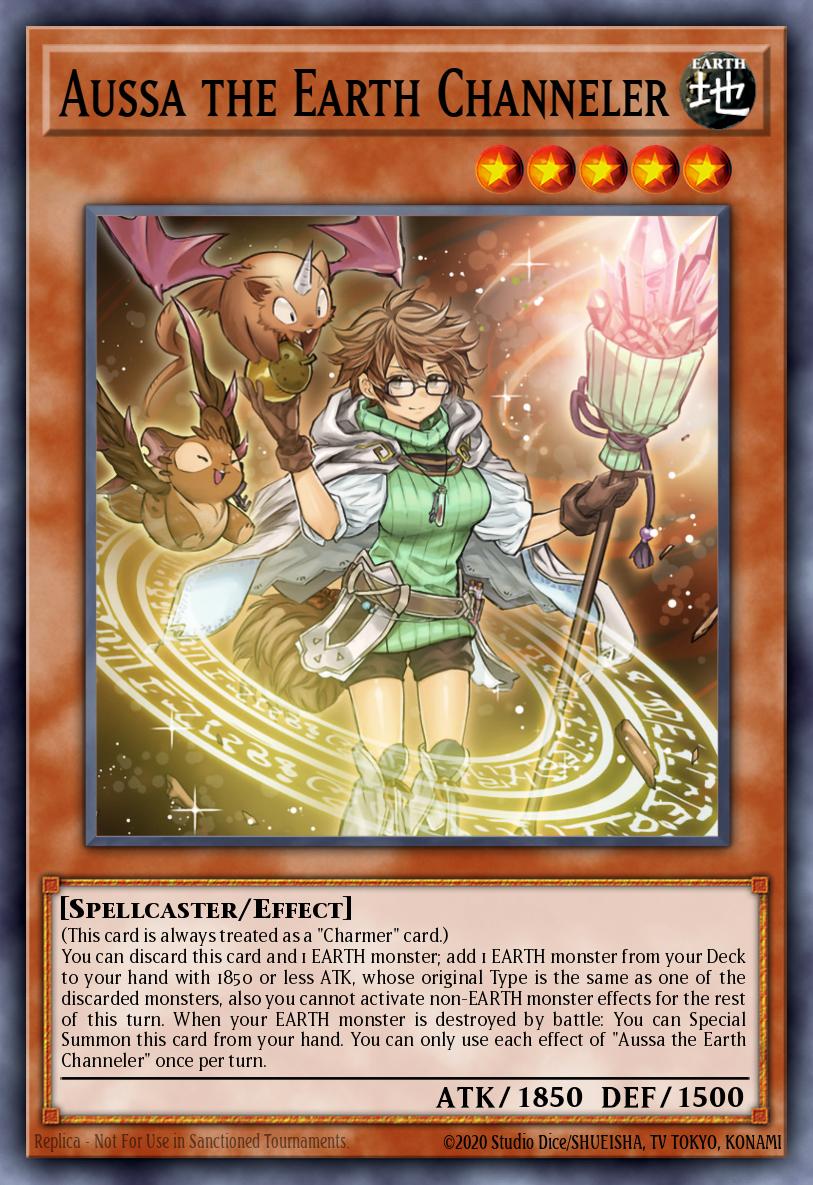 Aussa the Earth Channeler CH02-EN012 – THE CHRONICLES DECK: Spirit Charmers (All-Foil Edition)