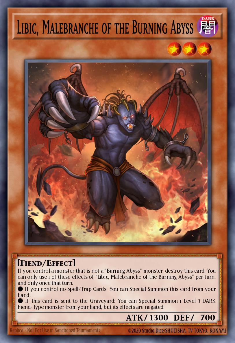 Libic, Malebranche of the Burning Abyss PGL3-EN050 – Premium Gold: Infinite Gold