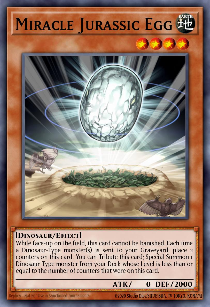 Miracle Jurassic Egg SR04-EN011 – Dinosmasher's Fury Structure Deck