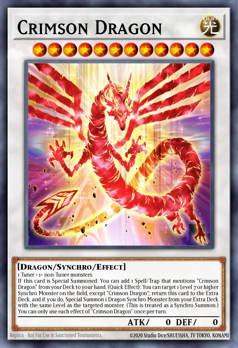 Crimson Dragon RA04-EN061 – Quarter Century Stampede