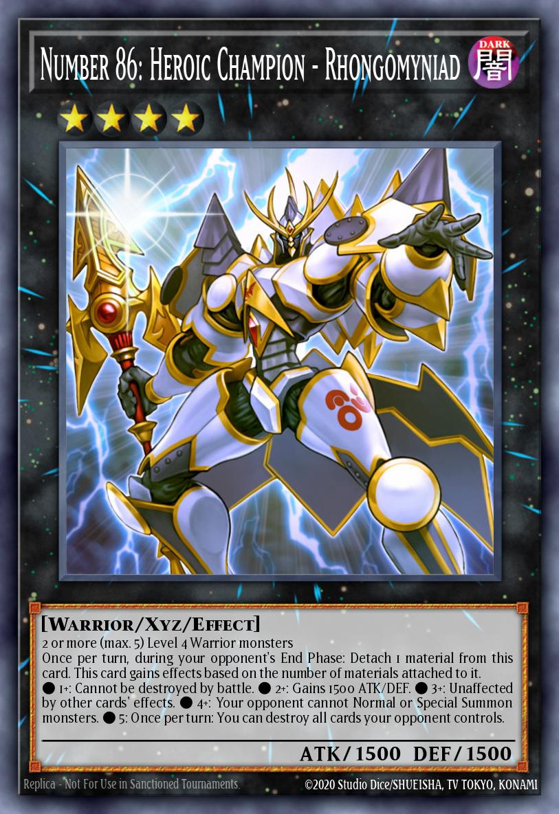 Number 86: Heroic Champion - Rhongomyniad LEHD-ENC37 – Legendary Hero Decks