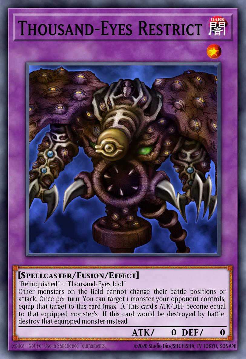 Thousand-Eyes Restrict SS04-ENB30 – Speed Duel Starter Decks: Match of the Millennium