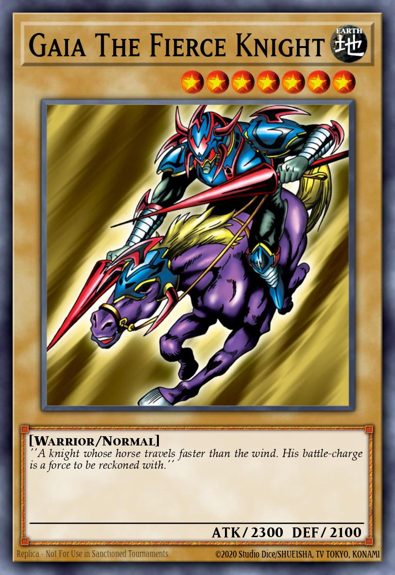 Gaia The Fierce Knight LOB-EN006 – Legend of Blue Eyes White Dragon