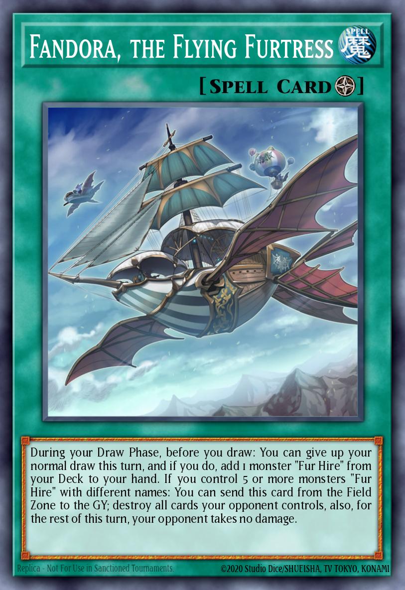 Fandora, the Flying Furtress MP19-EN254 – 2019 Gold Sarcophagus Tin Mega Pack