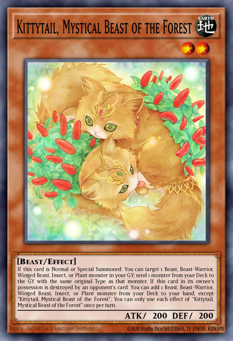 Kittytail, Mystical Beast of the Forest CYAC-EN096 – Cyberstorm Access