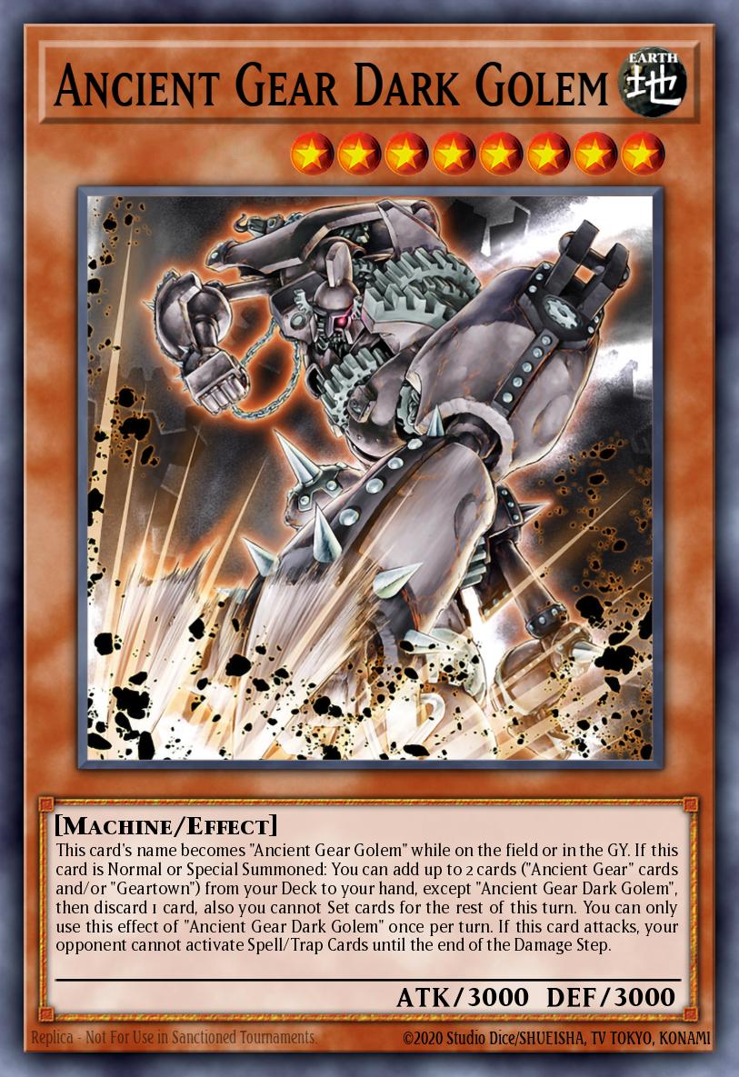 Ancient Gear Dark Golem MP25-EN003 – 2025 Mega-Pack Tin