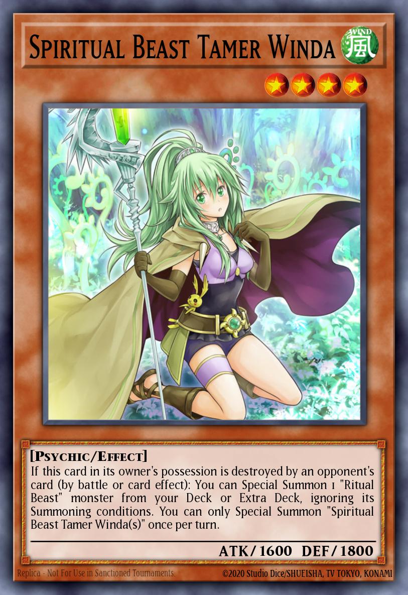 Spiritual Beast Tamer Winda BLTR-EN070 – Battles of Legend: Terminal Revenge