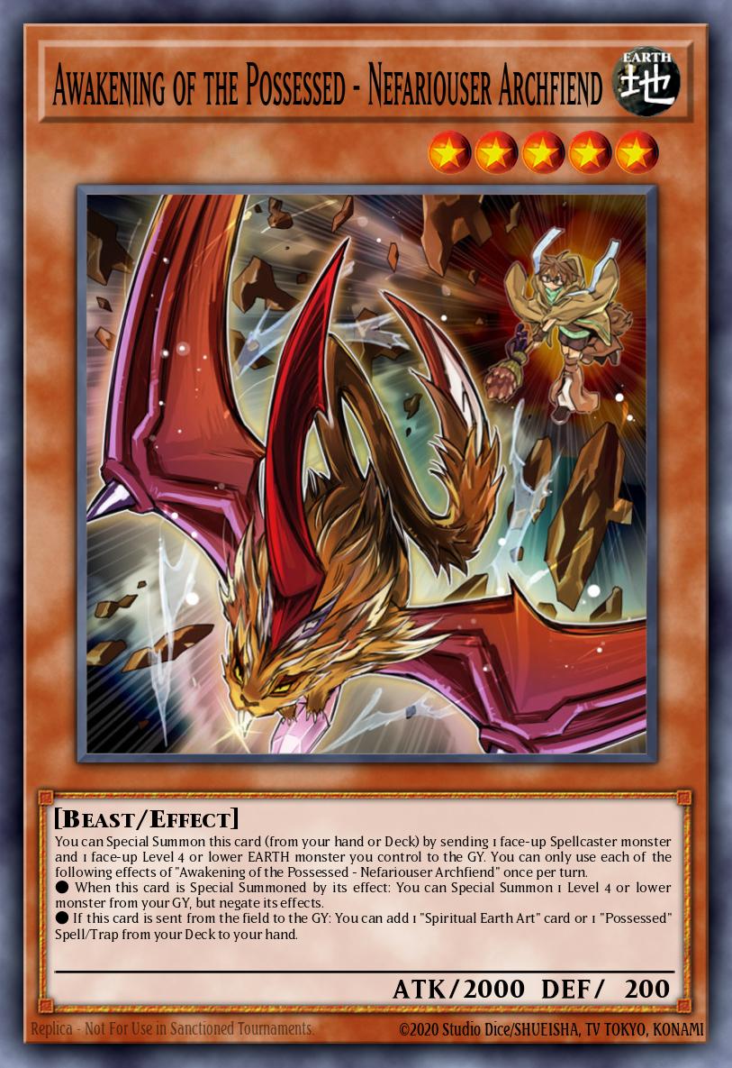 Awakening of the Possessed - Nefariouser Archfiend CH02-EN020 – THE CHRONICLES DECK: Spirit Charmers (All-Foil Edition)