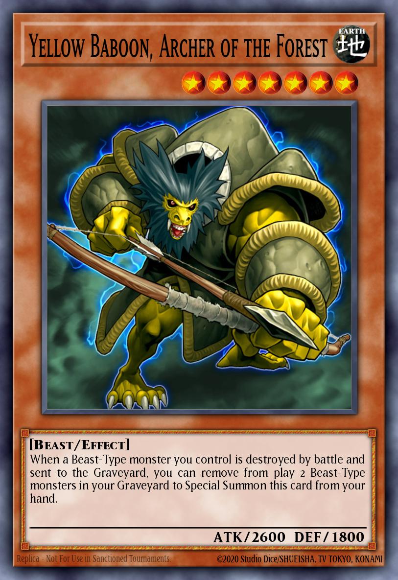 Yellow Baboon, Archer of the Forest SOVR-EN084 – Stardust Overdrive