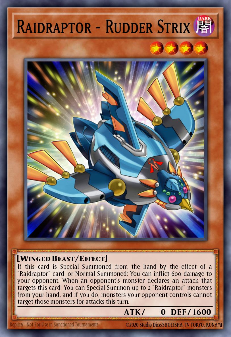 Raidraptor - Rudder Strix BLLR-EN014 – Battles of Legend: Light's Revenge