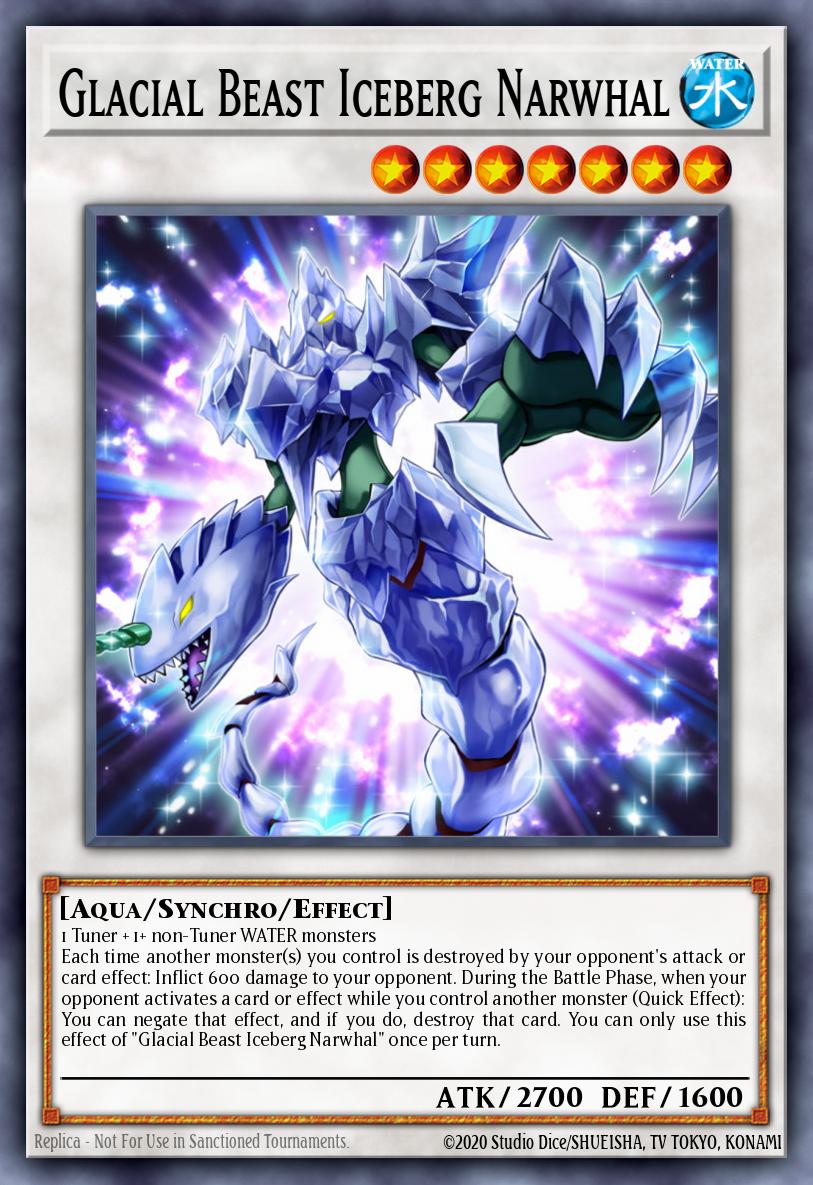 Glacial Beast Iceberg Narwhal BLAR-EN033 – Battles of Legend: Armageddon