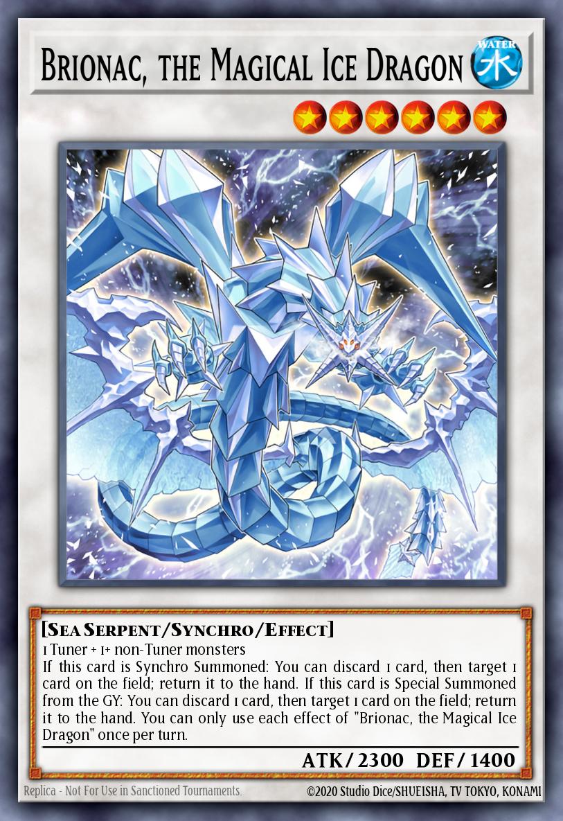 Brionac, the Magical Ice Dragon BLTR-EN004 – Battles of Legend: Terminal Revenge