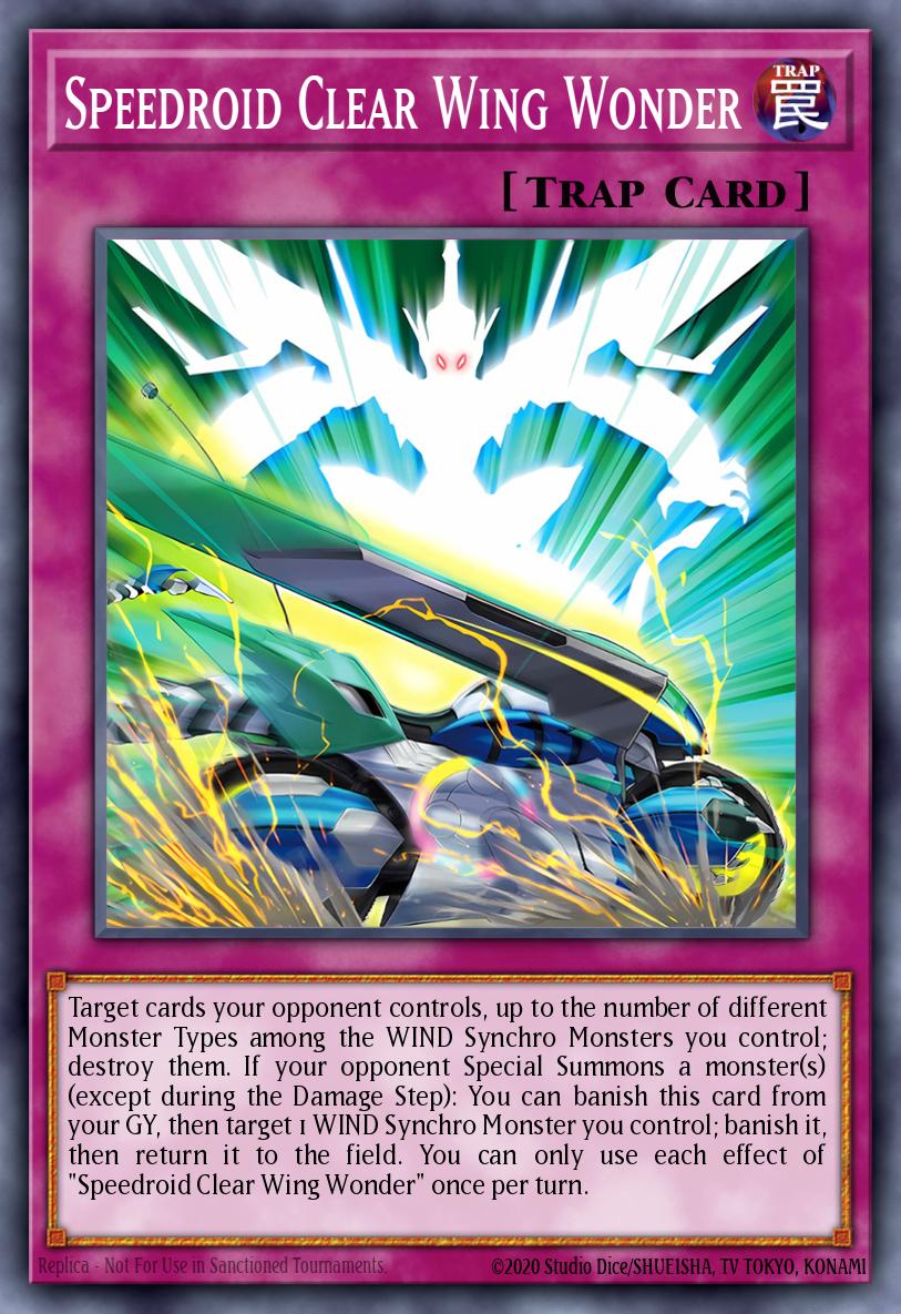 Speedroid Clear Wing Wonder LAVD-ENS23 – Legendary Arc-V Decks