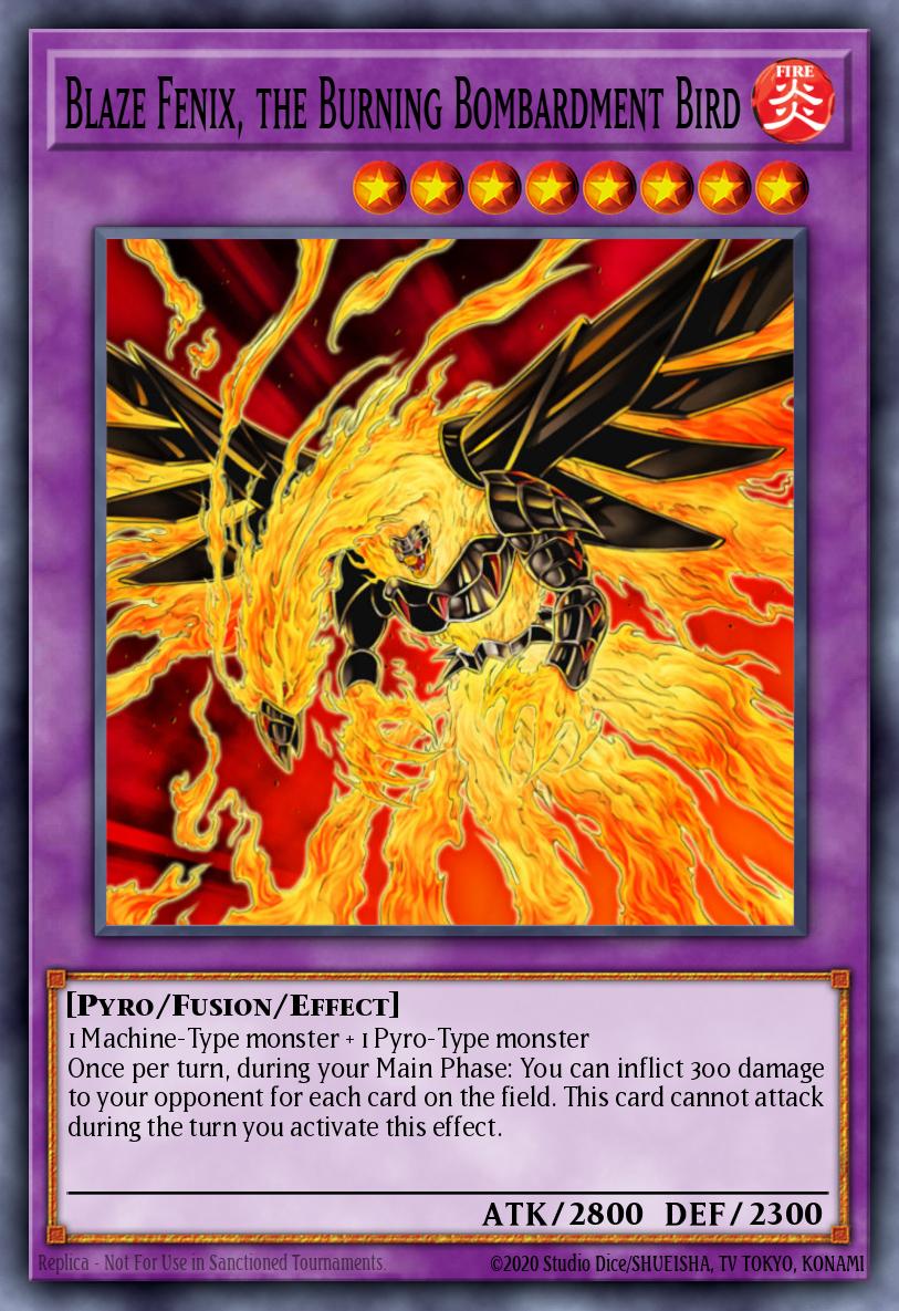 Blaze Fenix, the Burning Bombardment Bird PRC1-EN012 – Premium Collection Tin