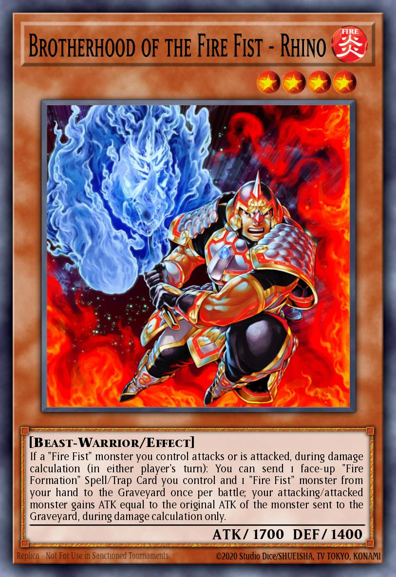 Brotherhood of the Fire Fist - Rhino LTGY-EN028 – Lord of the Tachyon Galaxy