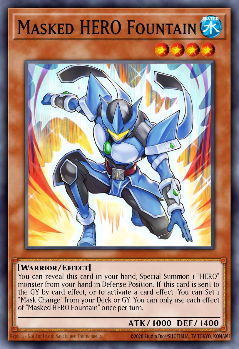 Masked HERO Fountain BLGG-EN029 – Battles of Legend: Glorious Gallery