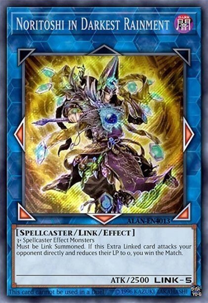 Noritoshi in Darkest Rainment 2018-EN001 – Yu-Gi-Oh! World Championship 2018 prize cards