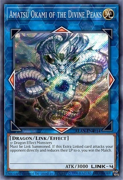 Amatsu-Okami of the Divine Peaks 2018-EN002 – Yu-Gi-Oh! World Championship 2018 prize cards