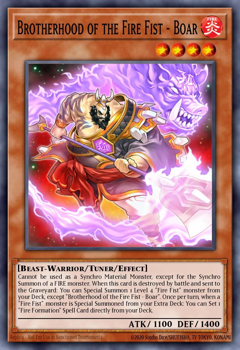 Brotherhood of the Fire Fist - Boar MP14-EN079 – 2014 Mega-Tin Mega Pack