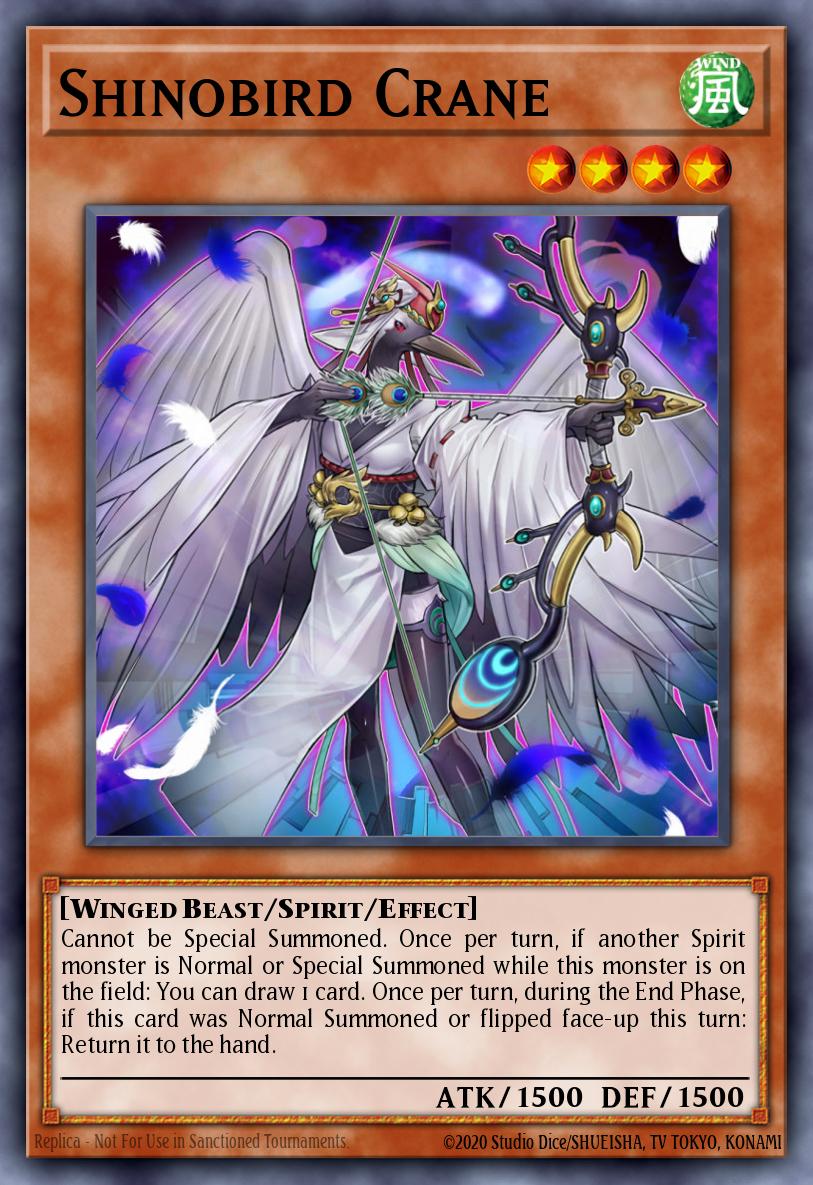 Shinobird Crane RATE-EN023 – Raging Tempest
