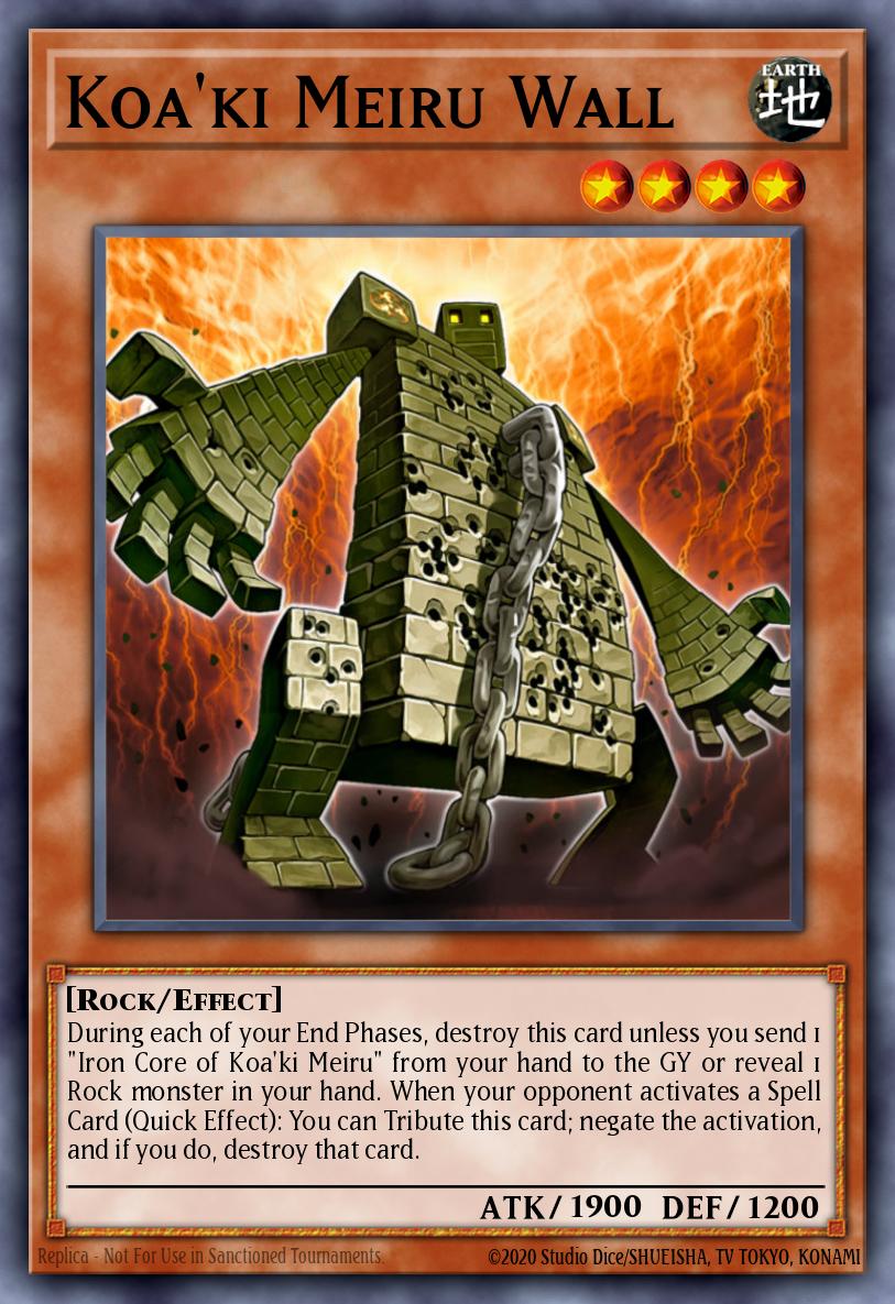 Koa'ki Meiru Wall BP03-EN081 – Battle Pack 3: Monster League