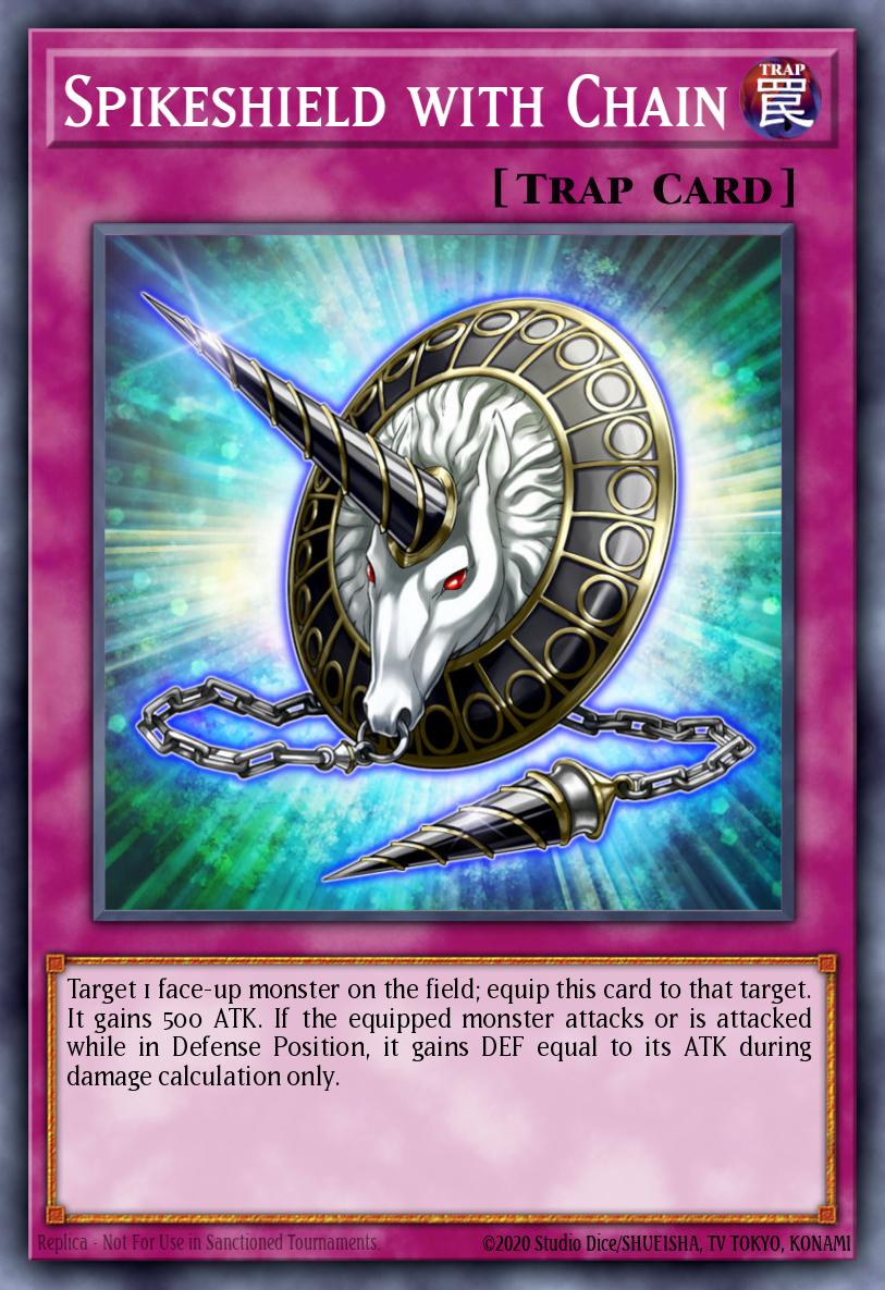 Spikeshield with Chain SGX1-ENC19 – Speed Duel GX: Duel Academy Box