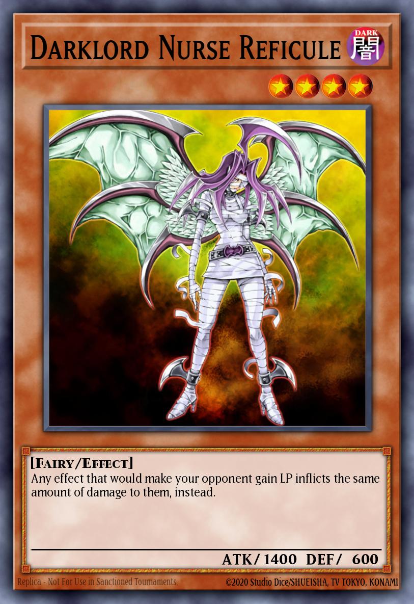 Darklord Nurse Reficule GX05-EN001 – Yu-Gi-Oh! GX Tag Force Evolution promotional cards