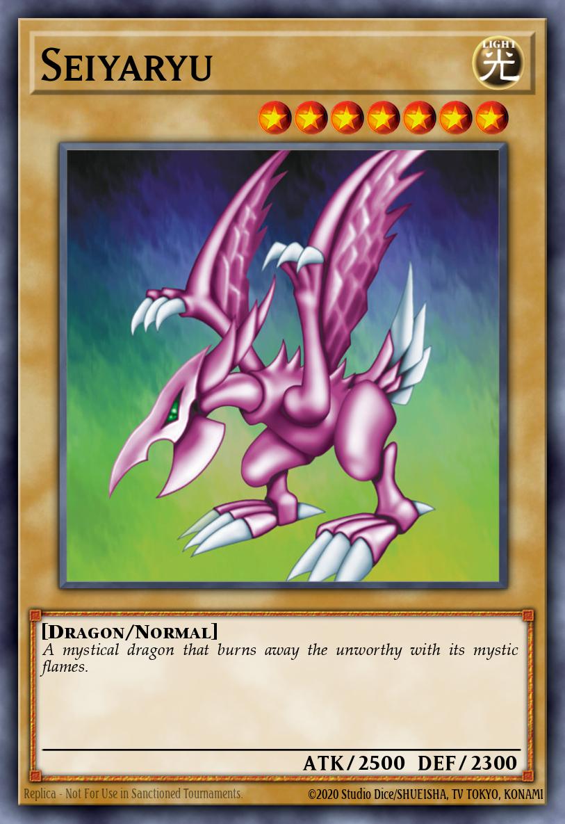 Seiyaryu DDS-004 – Yu-Gi-Oh! Dark Duel Stories promotional cards